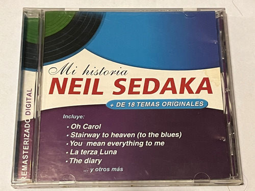 Cd Neil Sedaka / Mi Historia 22 Exitos