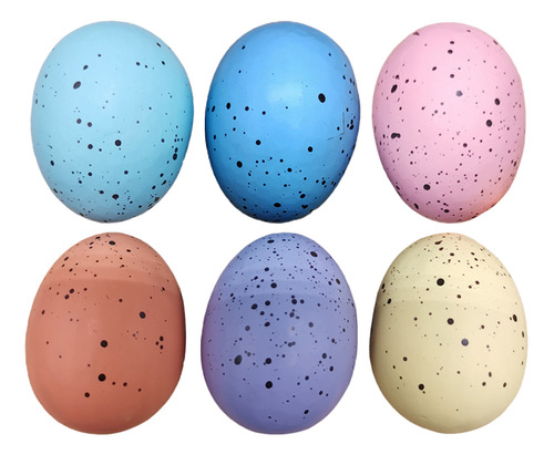 Juguetes De Imitación De Huevos De Pascua, 6 Unidades