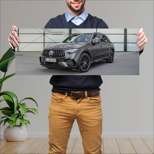 Cuadro 30x80cm Auto 2023 Mercedes Amg Glc 63 S E 705