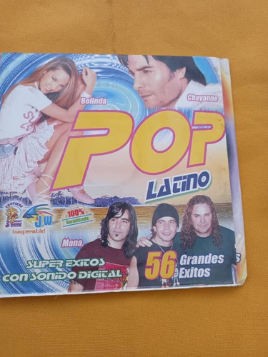 C D Musical - Pop Latino - 3 Cds Con 56 Exitos - Datos