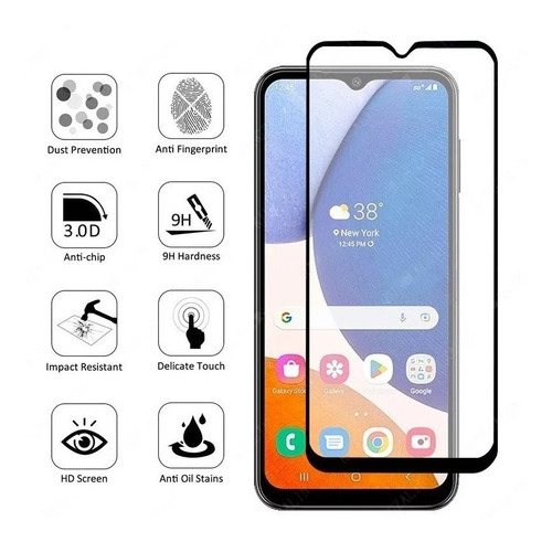 Capa Capinha + Película Vidro 3d+ Pl Camera P/ Galaxy A14 5g