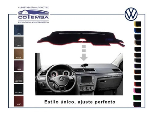 Cubretablero Automot. Volkswagen Gol Porta Celular 2017-2020