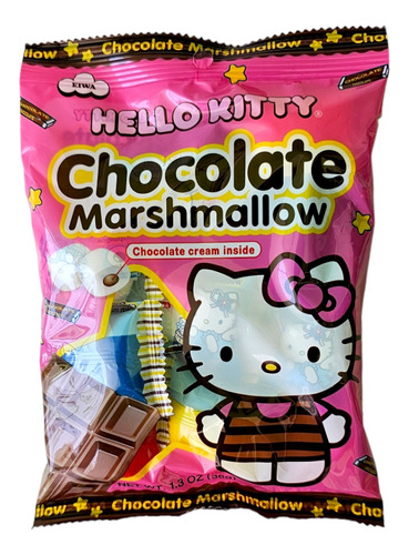 Hello Kitty Bombones Malvavisco Sabor Chocolate 