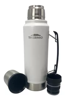 Termo Thermio 1 L Pico Cebador Uso Extremo de acero inoxidable 1L blanco