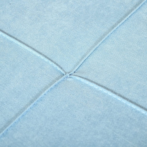 Sofa Cama Individual Plegable Color Azul Marca Homcom