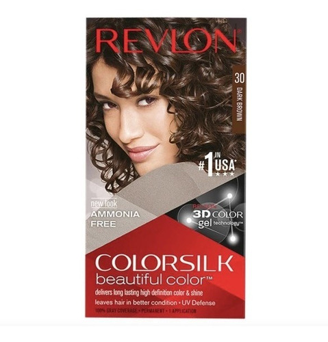 Tinte Revlon Colorsilk #1 En U.s.a Mas Vendido 3d Color Gel