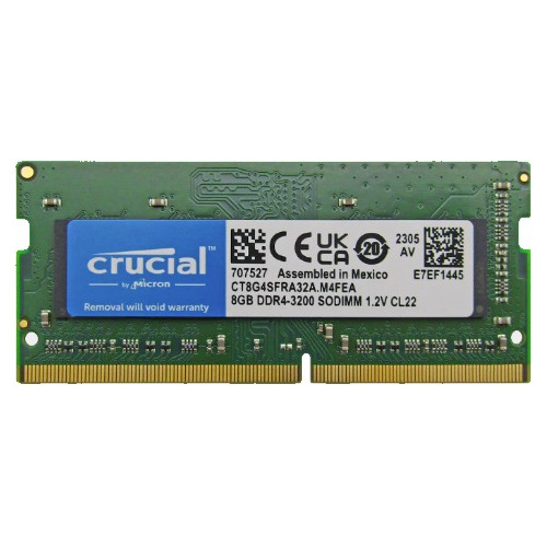 Memoria Ram Pc4 Ddr4 8gb 3200mhz Crucial