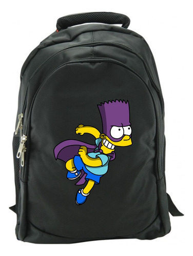 Morral Bart Simpson Barto Sport Maleta De Espalda Bolso