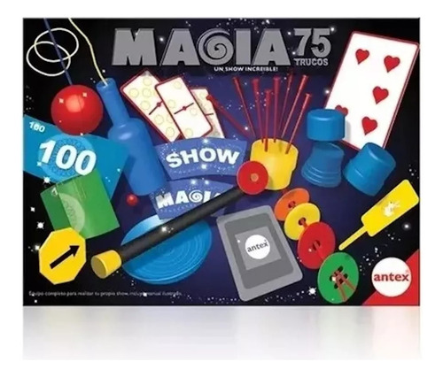 Juego De Magia 75 Trucos Con Varita Magica Mago Antex