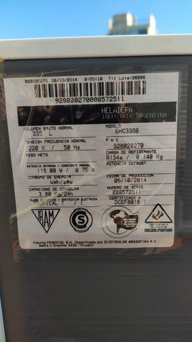 Heladera Electrolux Blanca Beige (Usado)