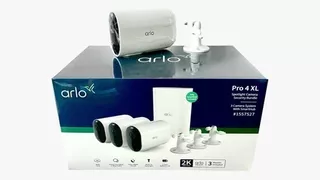 Camera Seguranca Sem Fio Arlo Pro 4 Xl 2k Smarthub 24/7 2tb