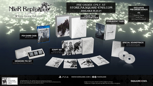 Imagem 2 de 8 de Nier Replicant Ver.1.22474487139... White Snow Edition Ps4