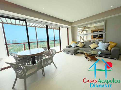 Imagen 6 de 30 de Cad La Isla Fiji T 12. Terraza Con Pérgola Y Vista Al Mar