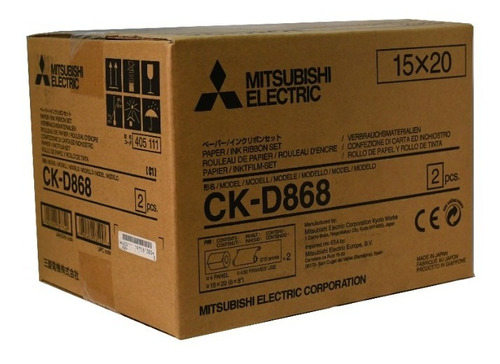 Mitsubishi Ck-d868 -para -d90  840 10x15  Papel Termal