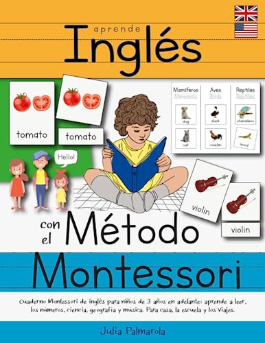Libro : Aprende Ingles Con El Metodo Montessori Cuaderno...