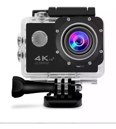 Câmera Sport Filmadora 4k Ultra Hd Wifi Pro Filmagem Ação Cor Preto
