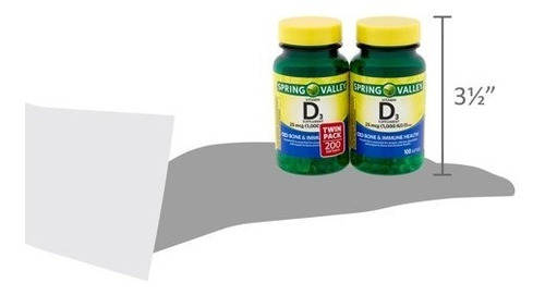 Imagen 4 de 4 de Vitamina D3 | Mega Pack | 2000 Ui | 50 Mg | 400 Softgels