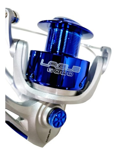 Molinete Maruri Lagus 6000, 4. 7:1 Drag, 5 kg, color azul