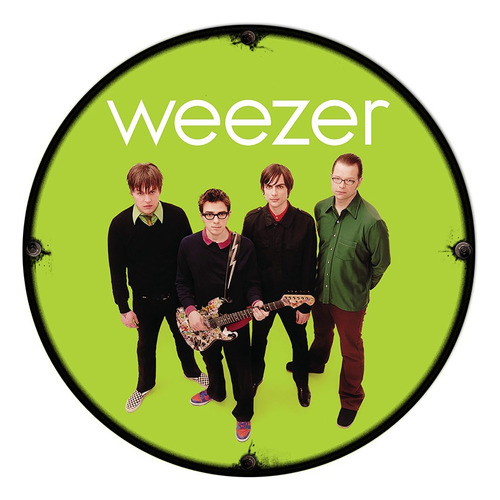 #482 - Cuadro Decorativo Vintage / Weezer No Chapa Rock