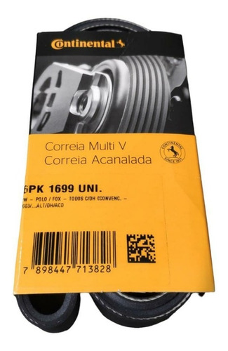 Correa Poliv Continental 6pk 1699