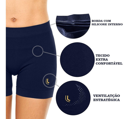 Imagem 3 de 9 de Short Lupo Original Feminino Bermuda Academia Treino Fitness