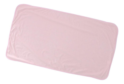 Lámina Protectora De Colchón Rosado Los 60cm