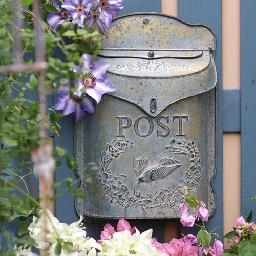Buzón De Correo, Decoración Resistente, Buzón De Hierro