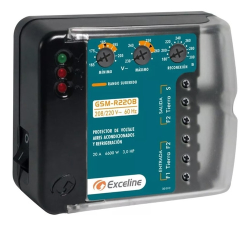 Protector Para Motores Monofásicos Exceline Gsm-r220b