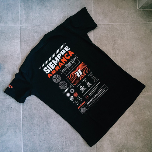 Lata Metalica Hescher + Remera Hescher Unisex