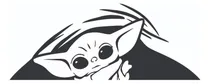 Comprar Calco Vinilo Sticker Broma Grogu Yoda Star Wars Auto Tuning