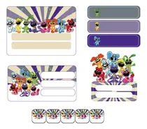 Comprar Kit Imprimible Etiquetas Escolares - Smiling Critters