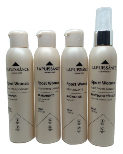Kit Cuidado Capilar Viajero Sport Women La Puissance