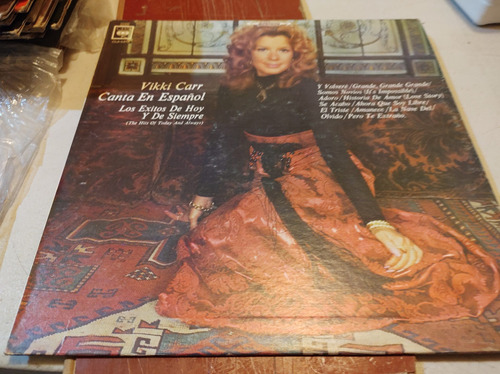 Vikki Carr Canta En Español Vinyl,lp,acetato Oferta