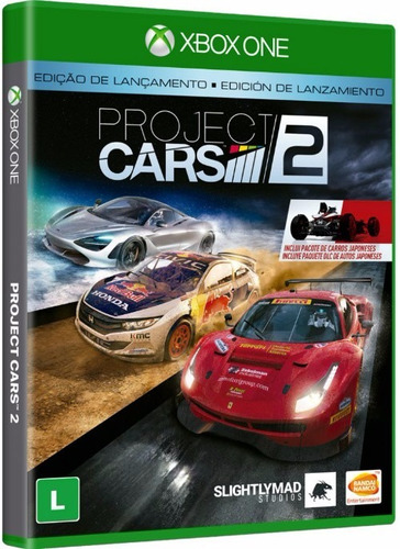Jogo Corrida Carro Mídia Fisica Project Cars 2 Para Xbox One