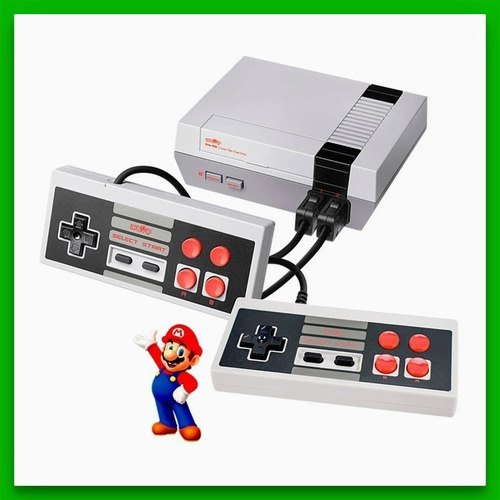 Consola Level Up Retro Nes Av 8 Bits 500 Juegos 2 Joystick