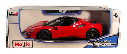 Auto Ferrari Sf90 Stradale Escala 1/18 Maisto 