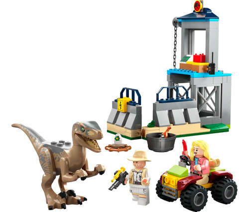 Lego Jurassic Huida Del Velocirraptor 76957 - 137pz