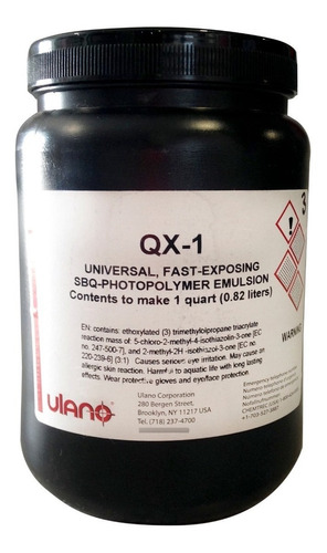 Emulsion Qx1 Ulano 950ml Industrias Y Oficinas Revelado