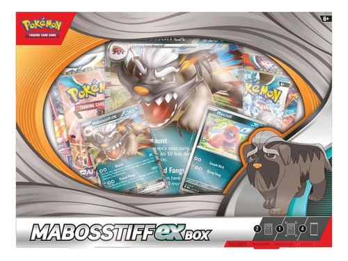 Caja Cartas Pokémon Tcg Mabosstiff Ex Box Inglés