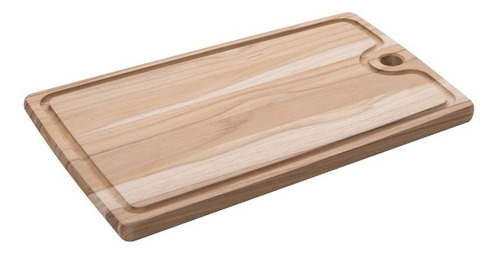 Tabla Para Asados Rectangular Tramontina Madera Teca 40x28 Color Marrón