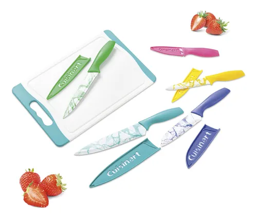 Set De Cuchillos De Mármol Y Tabla De Cortar Cuisinart