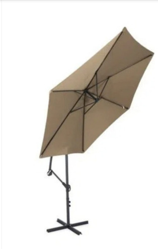 Perucamp Sombrilla Lateral Beige Jardín, Playa 2.70mts Upf50
