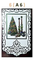 Comprar Tarjetas De Navidad, Pack De 6 Unidades. Clásicas Y Elegante