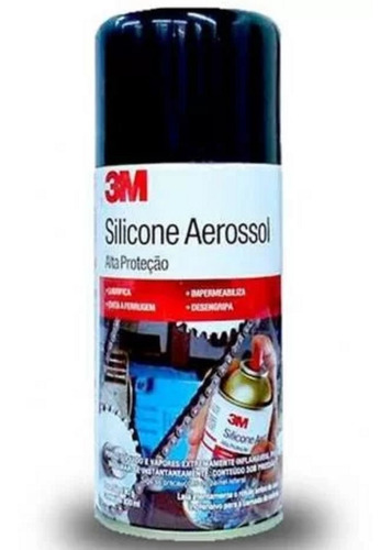Spray Silicone Lubrificante 300ml Uso Geral Alta Proteção 3m