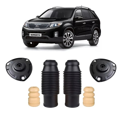 Par Kit Coxim / Batente / Coifa Amort Dianteiro Kia Sorento