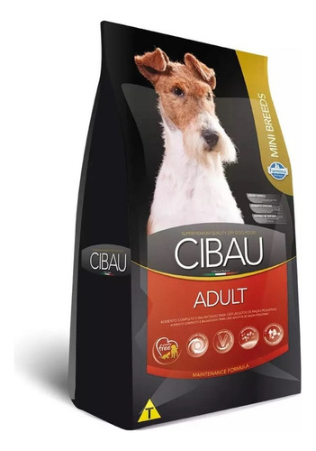  Cibau Ração Para Cães Adultos Raças Pequenas 3kg