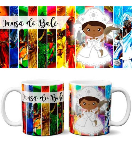 Estampas Canecas Sublimação Orixás Kit 2 Png Mockups