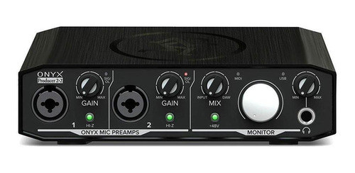 Interfaz De Audio Onyx Producer 2.2 Mackie Color Negro
