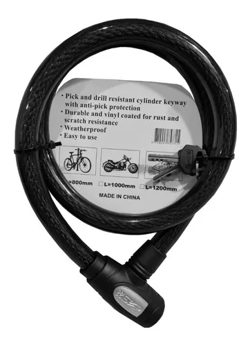 Linga Sxp 1.20 Mts Cable Acero Seguridad Moto Bici Gaona