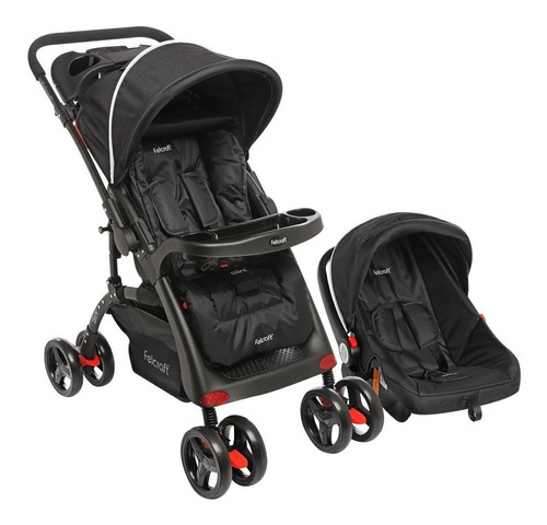 Cochecito de paseo Felcraft Travel system Sini TS924 negro